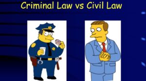 criminal law vs. civil law