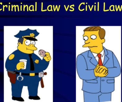 criminal law vs. civil law
