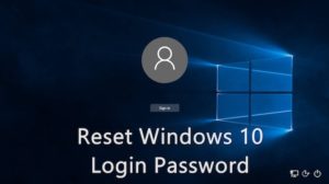 Windows 10 Password Reset