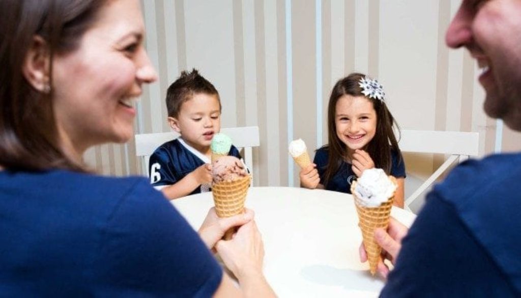 Icecream with family