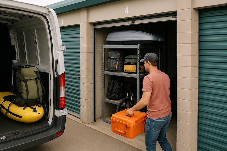 offloading bulky items