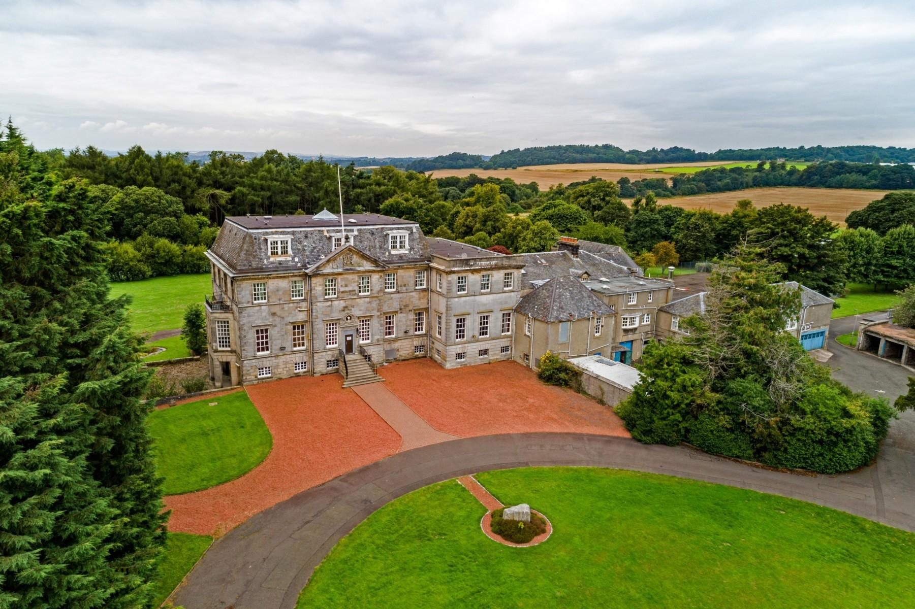 Craigiehall main building designed by Sir William Bruce